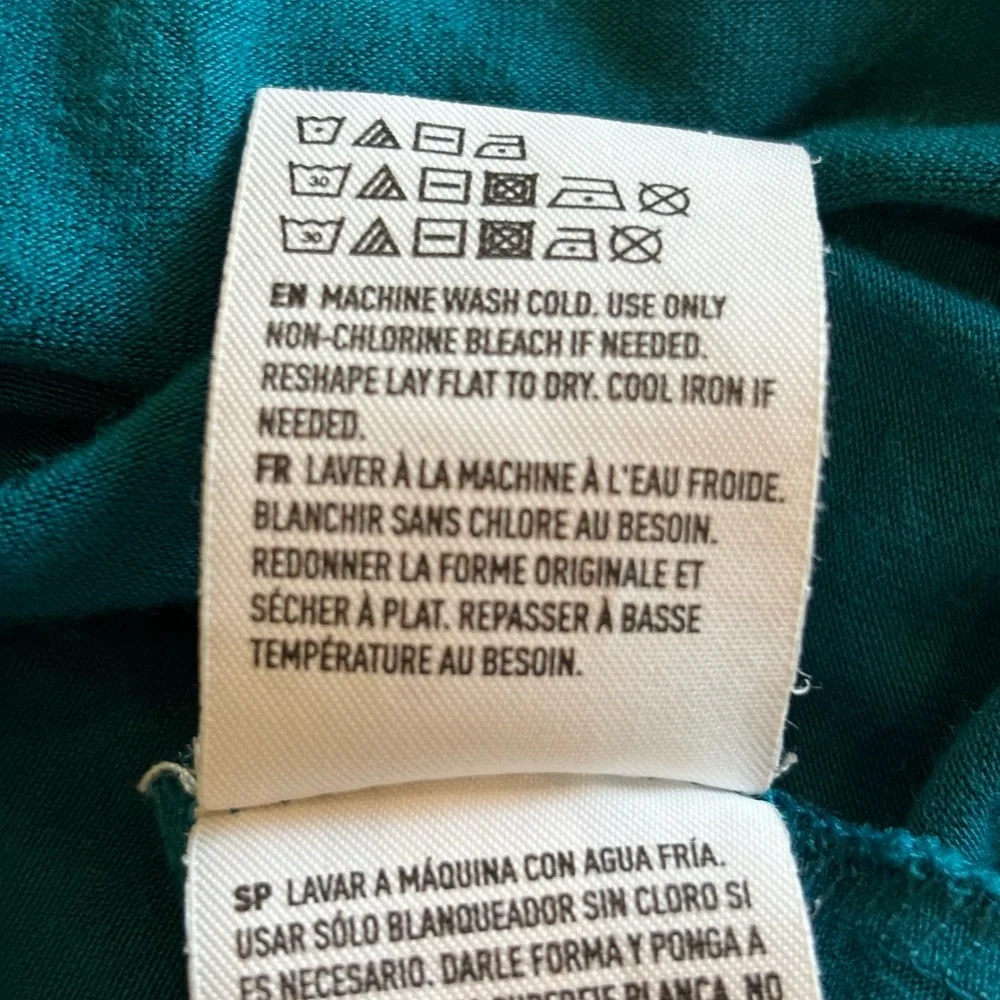 American Eagle Aqua Dress Spaghetti Straps Ruffle Top Open Back Halter Size XS